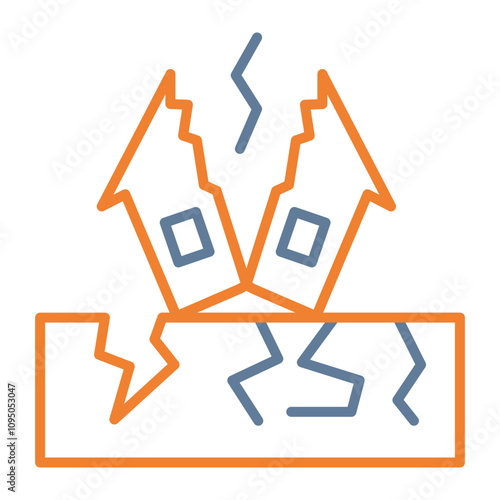 Earthquake Icon Design