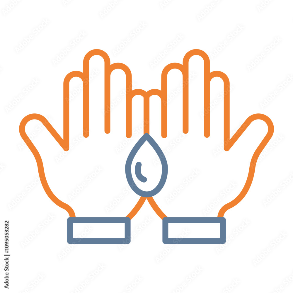 Obraz premium Clean Water Icon Design