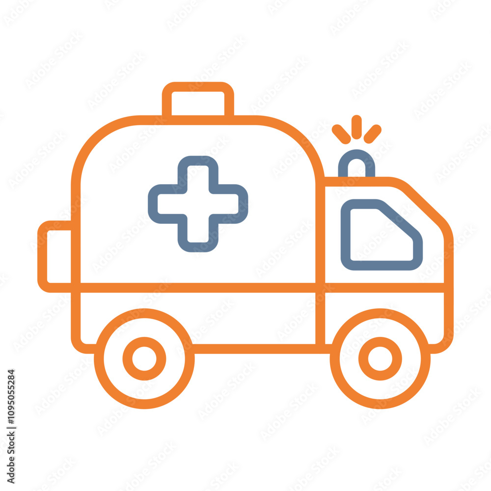 Fototapeta premium Ambulance Icon Design