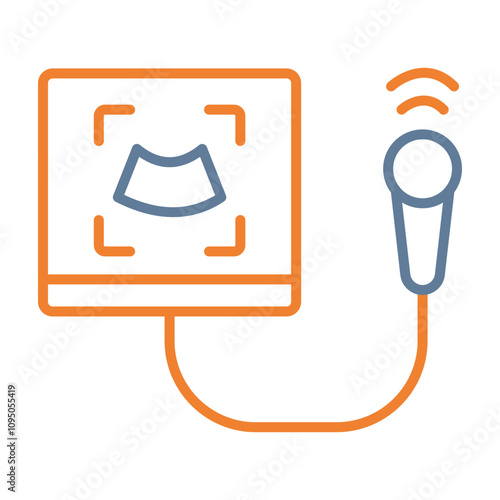Ultrasonography Icon Design