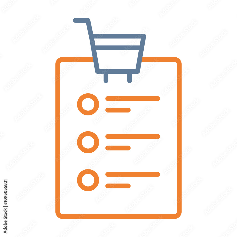 Shopping List Icon Design Shopping List Icon Design