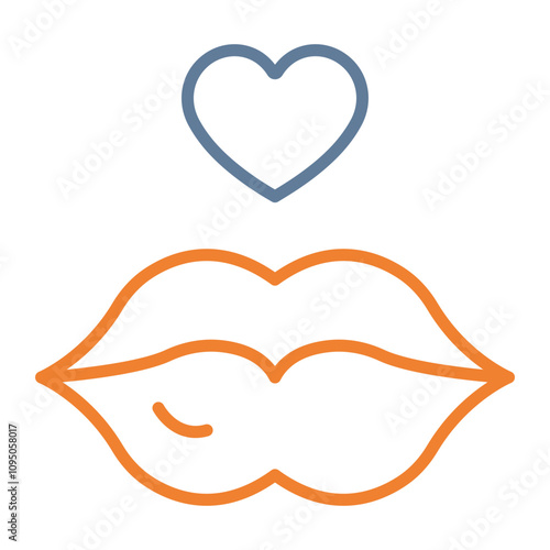 Lips Icon Design