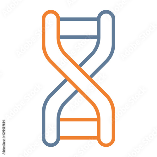 Deoxyribonucleic Aid Icon Design