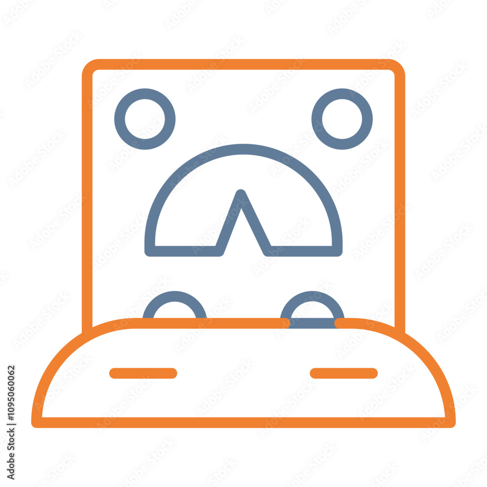 Galvanometer Icon Design Galvanometer Icon Design