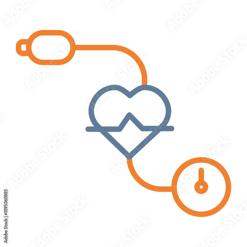 Blood Pressure Vector Icon Design