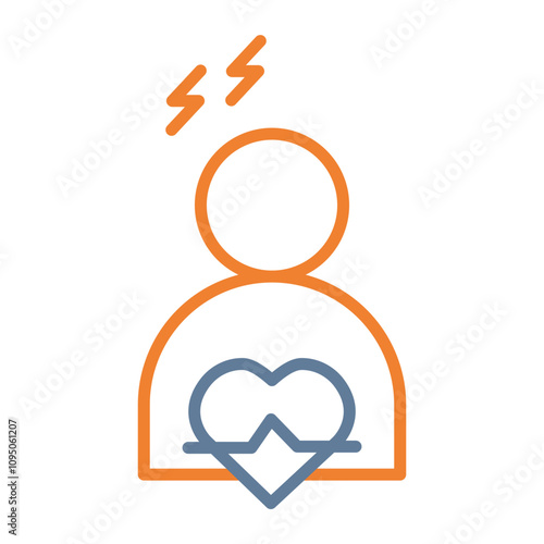 Stress Vector Icon Design