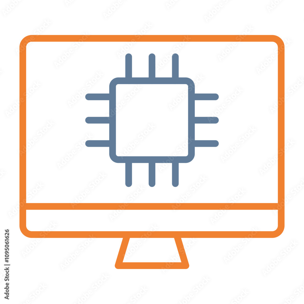 Computer science Vector Icon Design