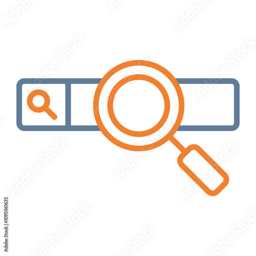 Search Engine Vector Icon Design
