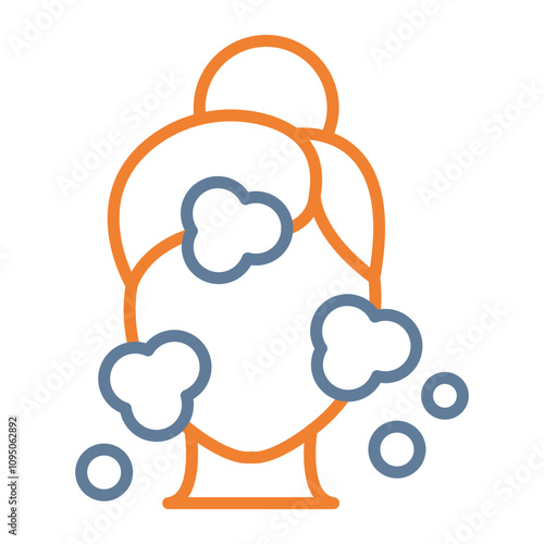 Face Cleanse Vector Icon Design