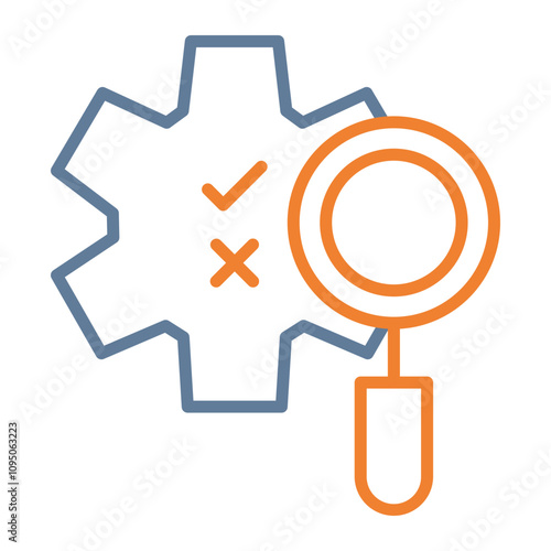 Boolean Search Vector Icon Design