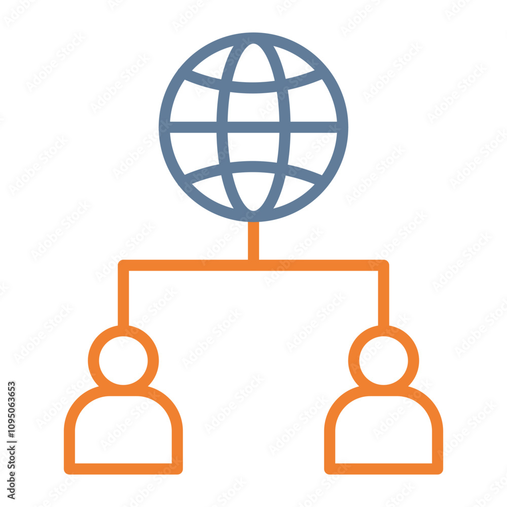 Networking Vector Icon Design Networking Vector Icon Design