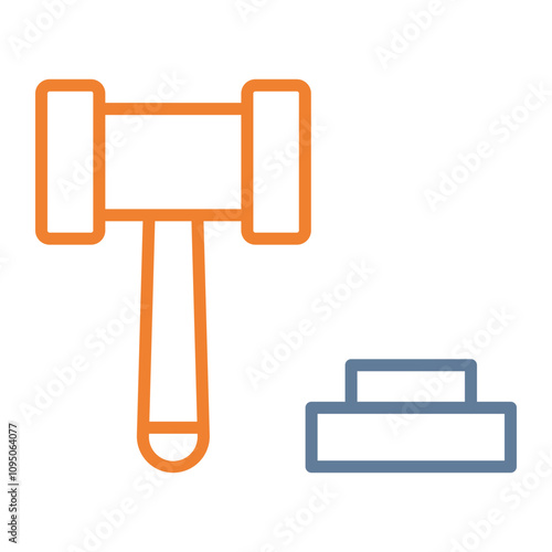 Auction Vector Icon Design