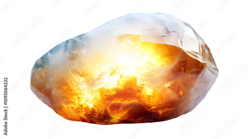 Glowing Crystal Gemstone Abstract Background Glowing Crystal Gemstone Abstract Background