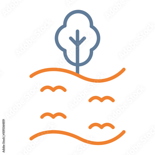 Stream Vector Icon Design