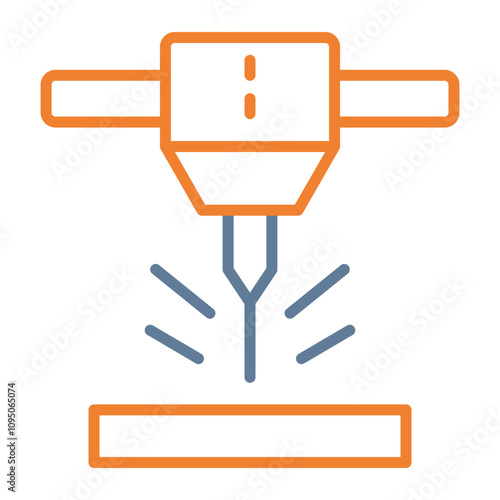 Cnc Machine Icon Design