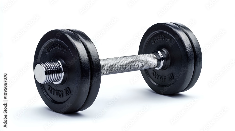 dumbbell isolated on white background dumbbell isolated on white background