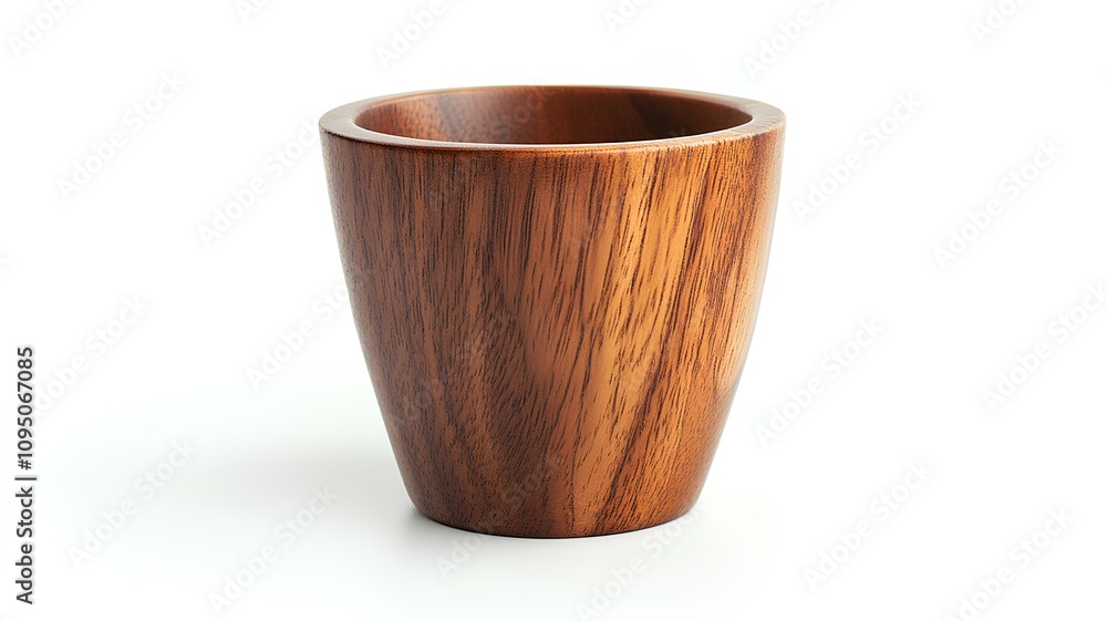 wooden cup isolated on white background wooden cup isolated on white background