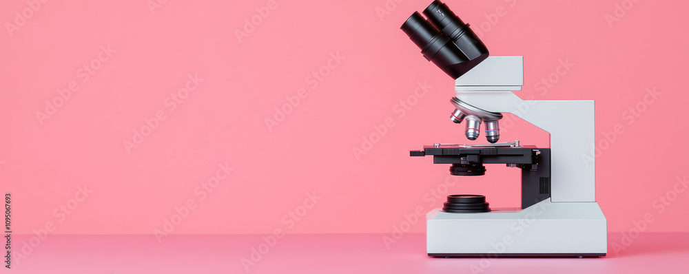 Microscope and Human Tissue Slide with Glandular Image on Monitor, Medical Pathology Analysis and Study of Cellular Structures Microscope and Human Tissue Slide with Glandular Image on Monitor, Medical Pathology Analysis and Study of Cellular Structures
