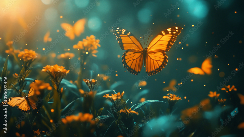 beautiful group of butterfly background with flower beautiful group of butterfly background with flower