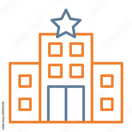 Hotel Vector Icon Design