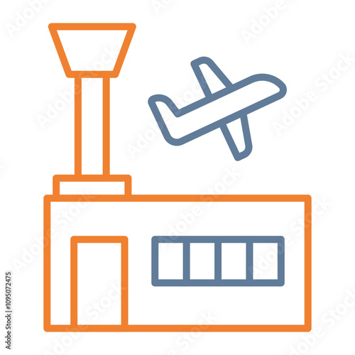 Airport Vector Icon Design