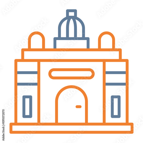 Palace Vector Icon Design