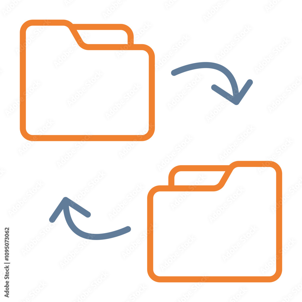 Folder Sharing Vector Icon Design Folder Sharing Vector Icon Design