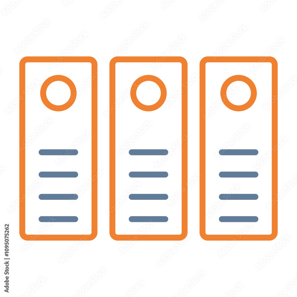 Binders Vector Icon Design Binders Vector Icon Design