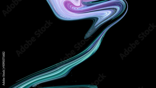 Abstract holographic colour background. Pastel colored abstract illustration.