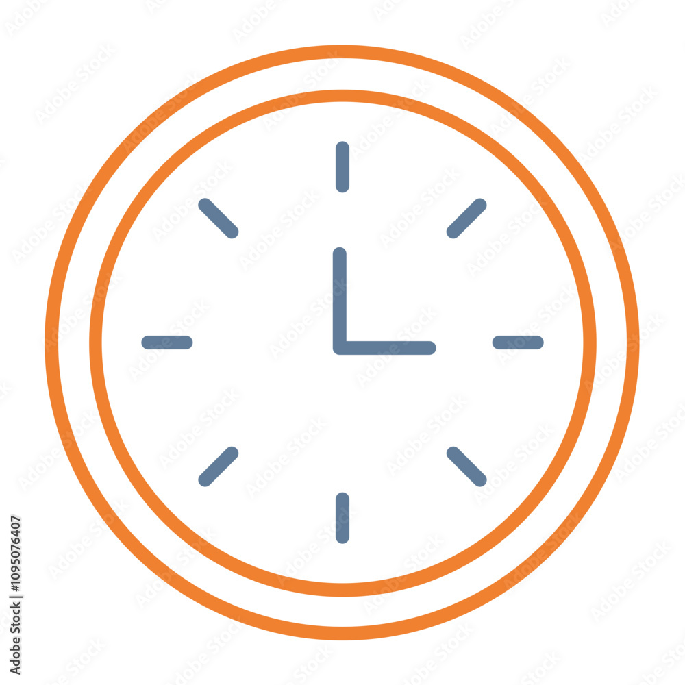 Wall Clock Vector Icon Design Wall Clock Vector Icon Design