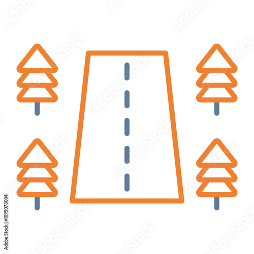 Roadside Vector Icon Design