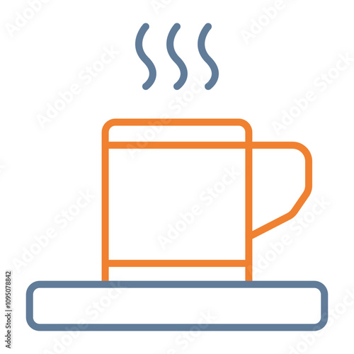 Coffee Cup Vector Icon Design