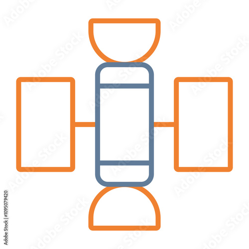 Hubble Space Telescope Vector Icon Design