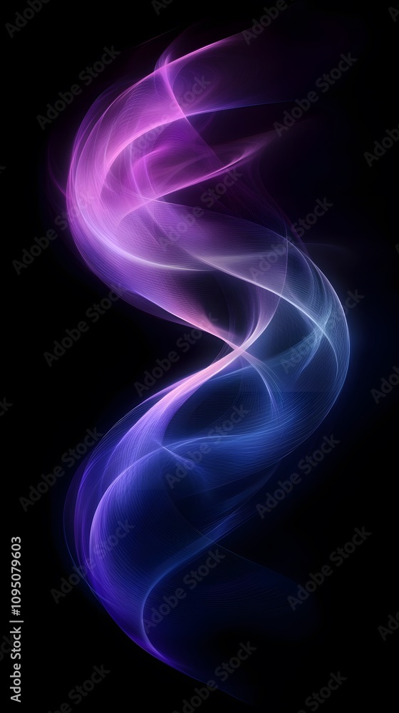 A purple and blue gradient swirl on a black background, with dark purple, purple, and a purple glow A purple and blue gradient swirl on a black background, with dark purple, purple, and a purple glow
