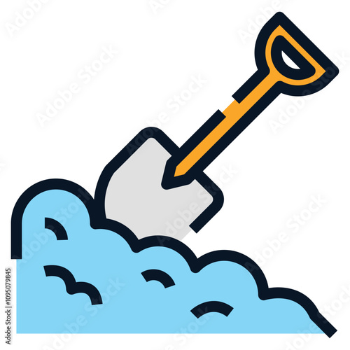 Shovel Filled Icon