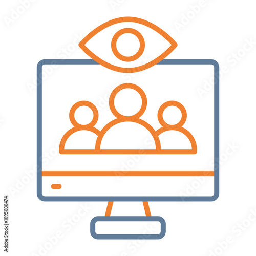 Viewers Vector Icon Design