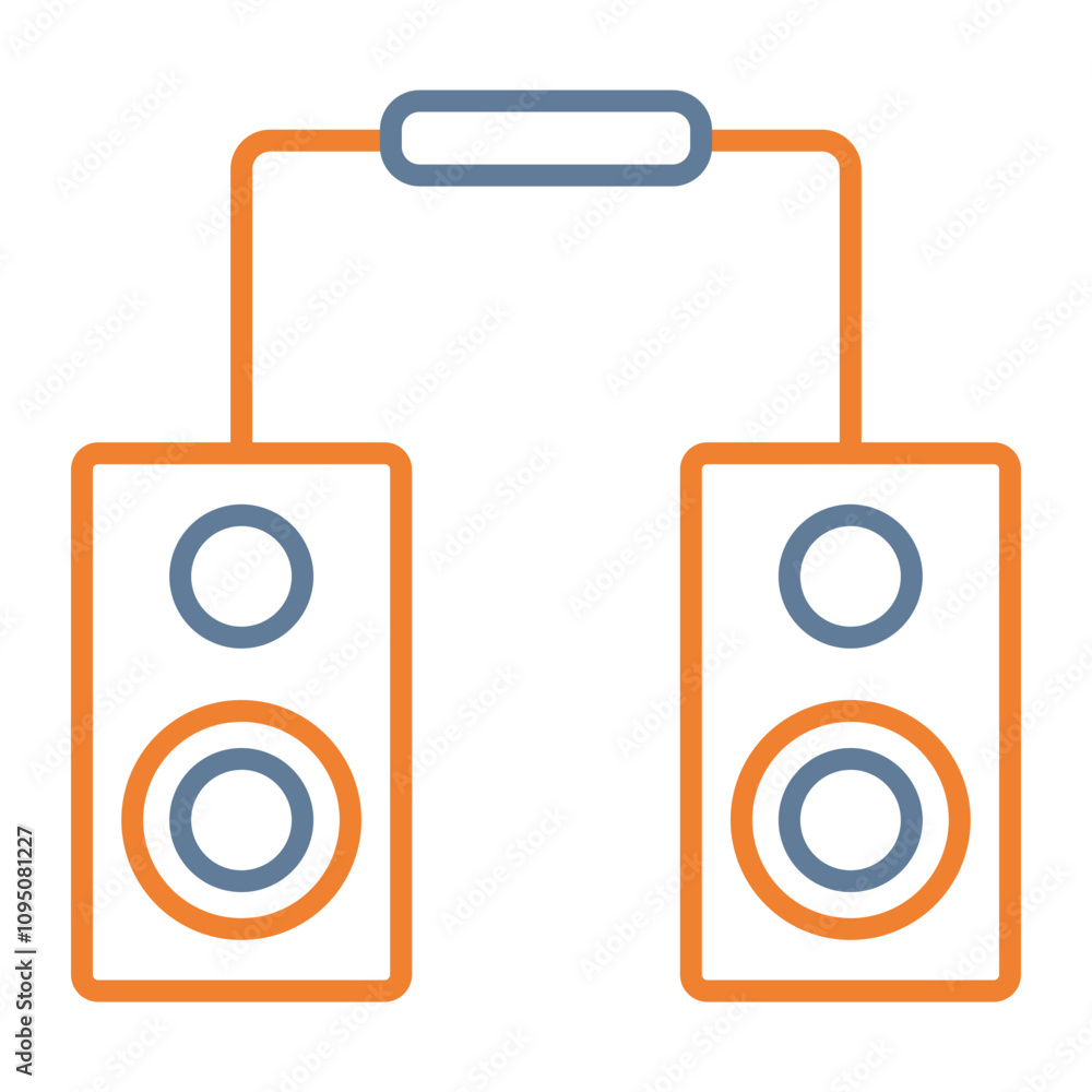 Sound Ports Vector Icon Design Sound Ports Vector Icon Design