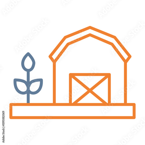 Farm Vector Icon Design