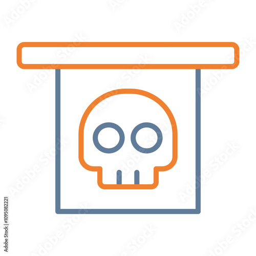 Jolly Roger Vector Icon Design