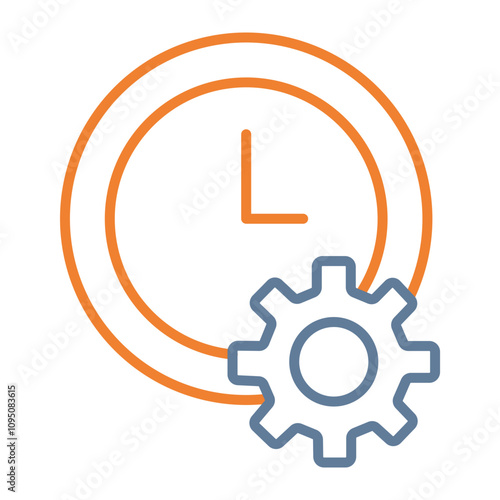 Time Management Vector Icon Design