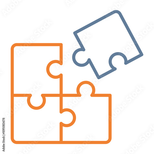Puzzle Vector Icon Design