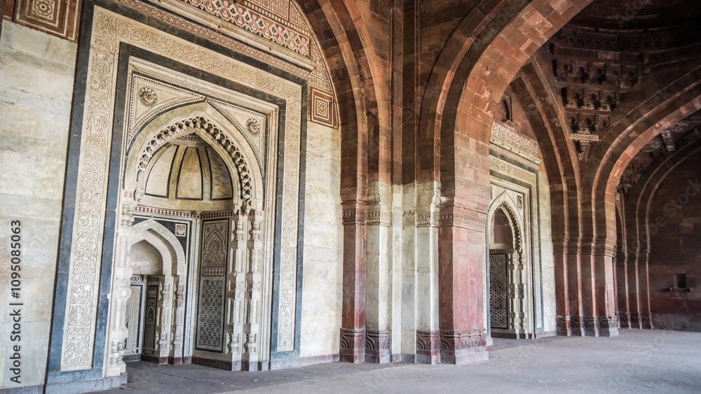 Fototapeta premium The architecture of Delhi in India