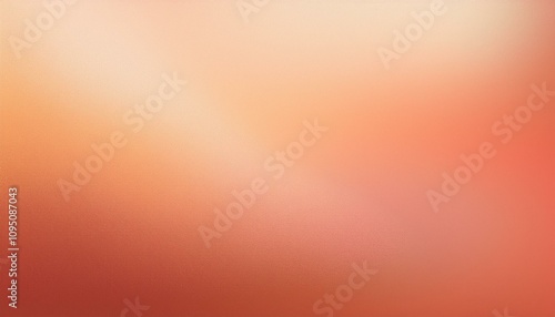 Abstract background, Peach gradient background with light leak and grainy texture.