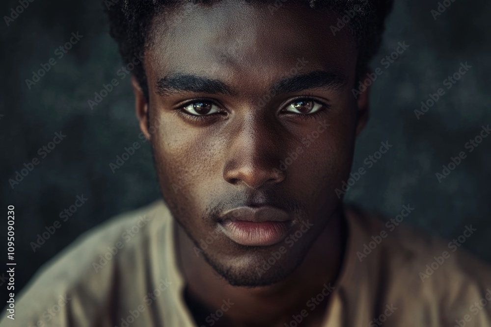 African American hip hop style young man portrait African American hip hop style young man portrait