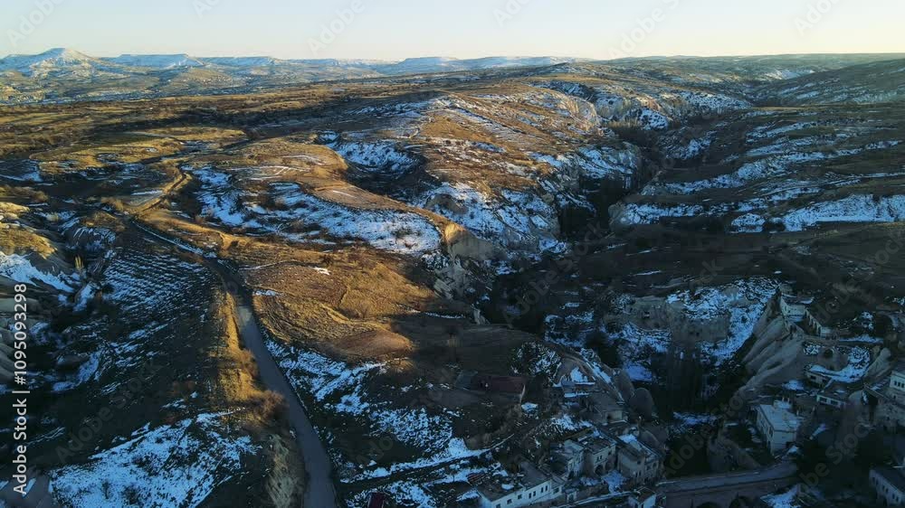 Aerial view of village ibrahimpasa in turkey. Aerial view of village ibrahimpasa in turkey.