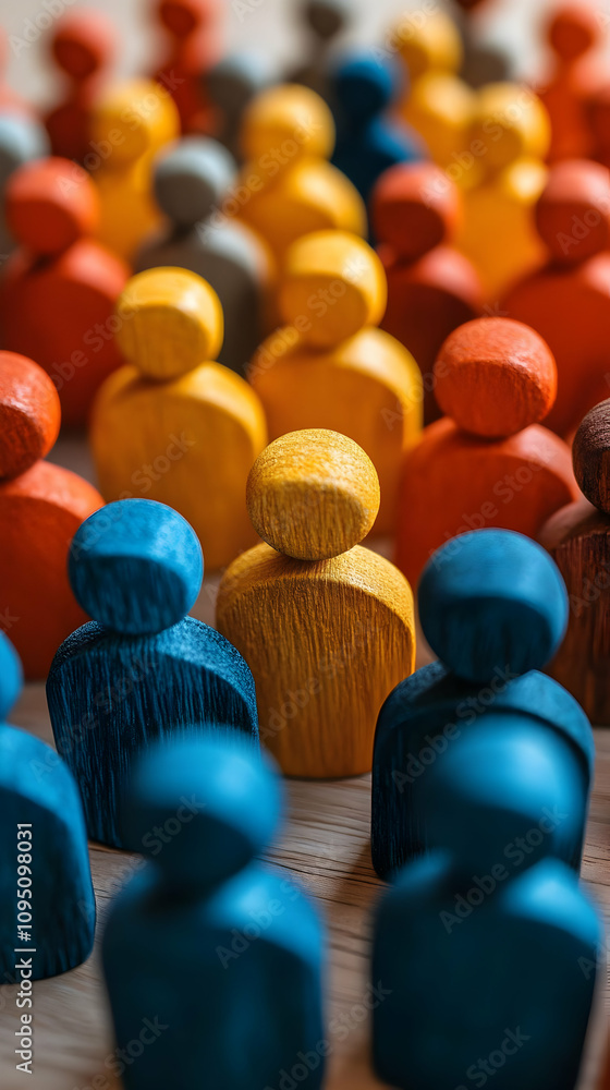 Obraz premium Photo Diverse Crowd People Unity Diversity Community Group