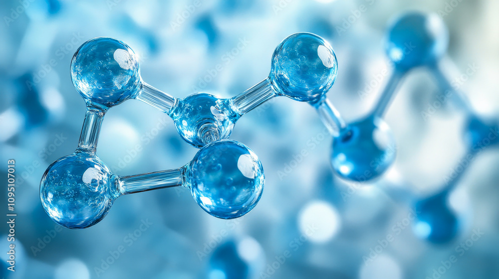 Visual representation of molecular structures in a scientific study of chemistry and biology Visual representation of molecular structures in a scientific study of chemistry and biology