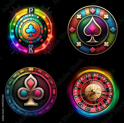 Casino logo selection  photo