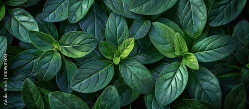 Close-Up of Vibrant Green Leaves