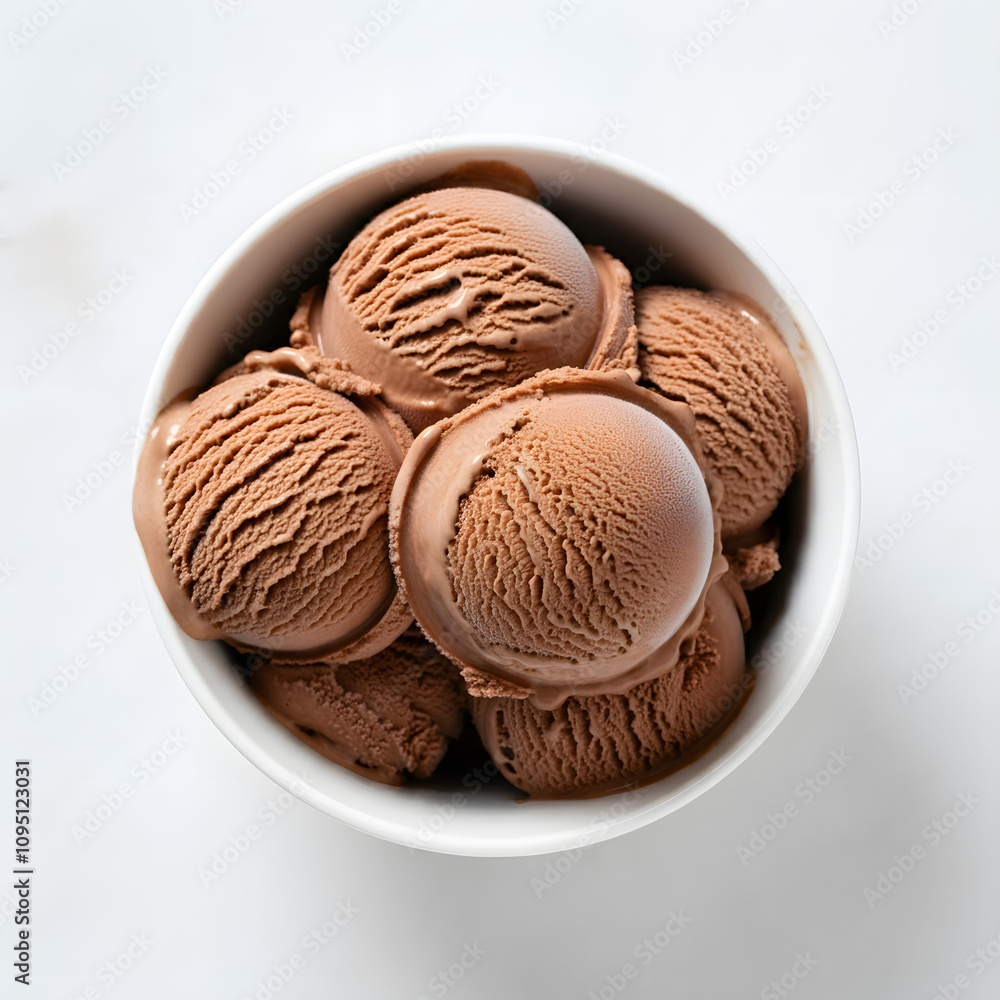 Chocolate ice cream Chocolate ice cream